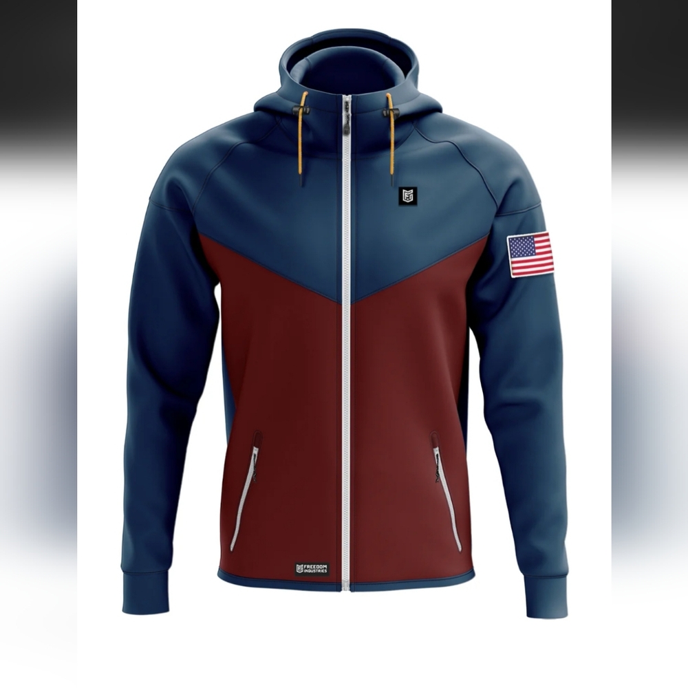 FREEDOM INDUSTRIESF.I V6 TECH ZIP HOODIE JACKET